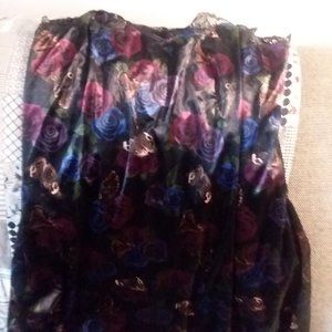 Hot Topic Medium Velvet Slip Dress